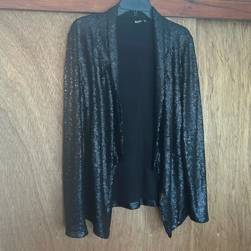 Black sequin blazer